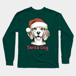 Santa Dog - Beagle Long Sleeve T-Shirt